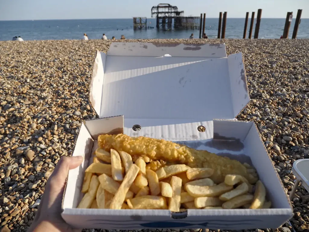 what to order British fish and chips